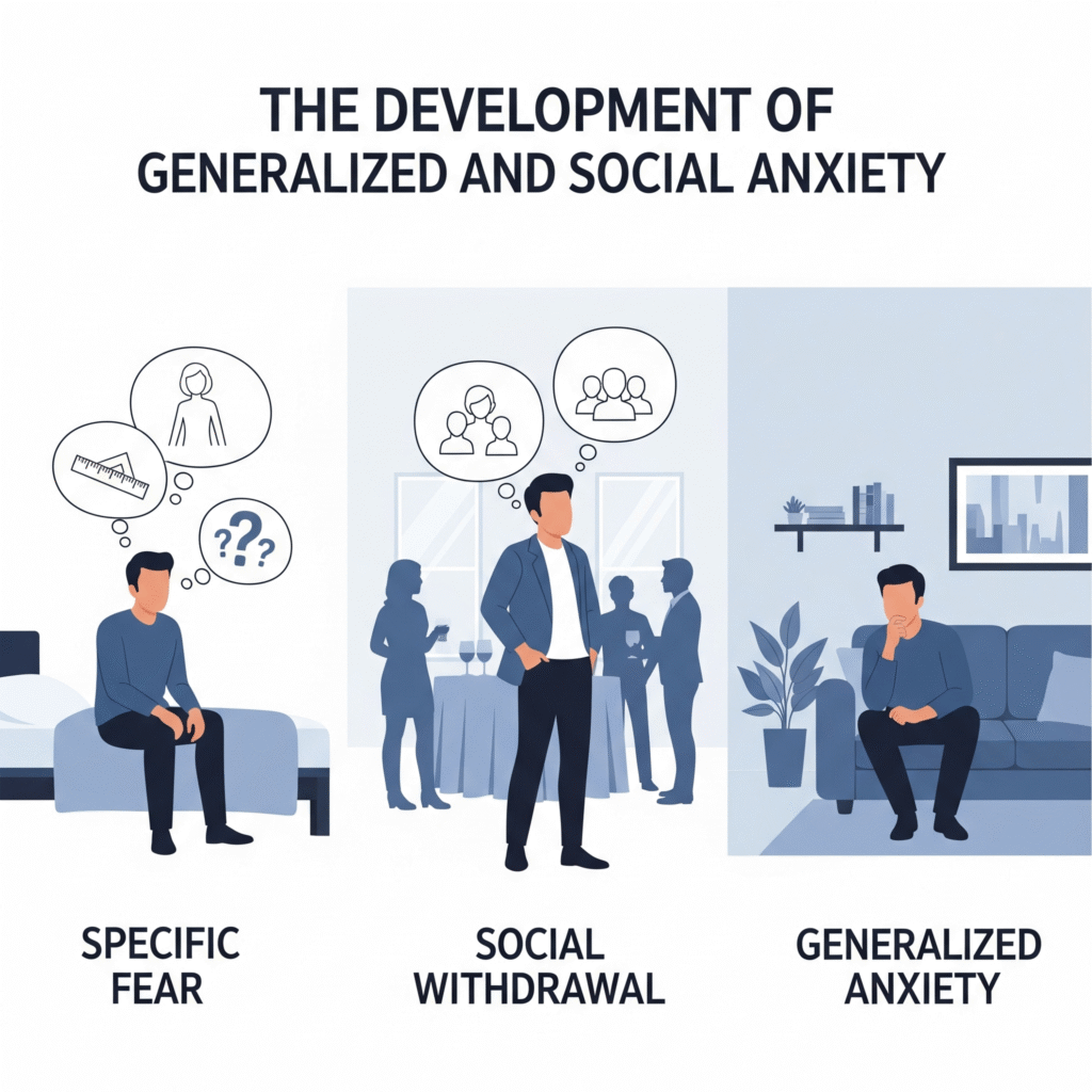 The Development of Generalized and Social Anxiety