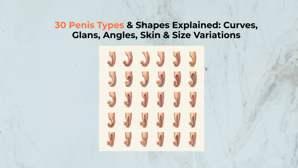 30 Penis Types Shapes Explained Curves Glans Angles Skin Size Variations