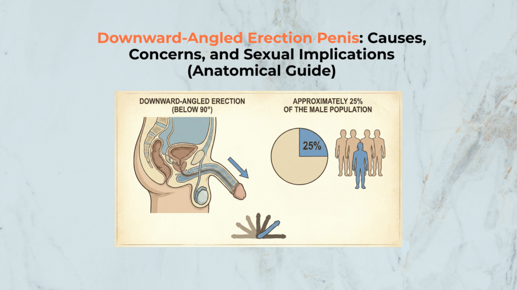 Downward Angled Erection Penis Causes Concerns and Sexual Implications Anatomical Guide