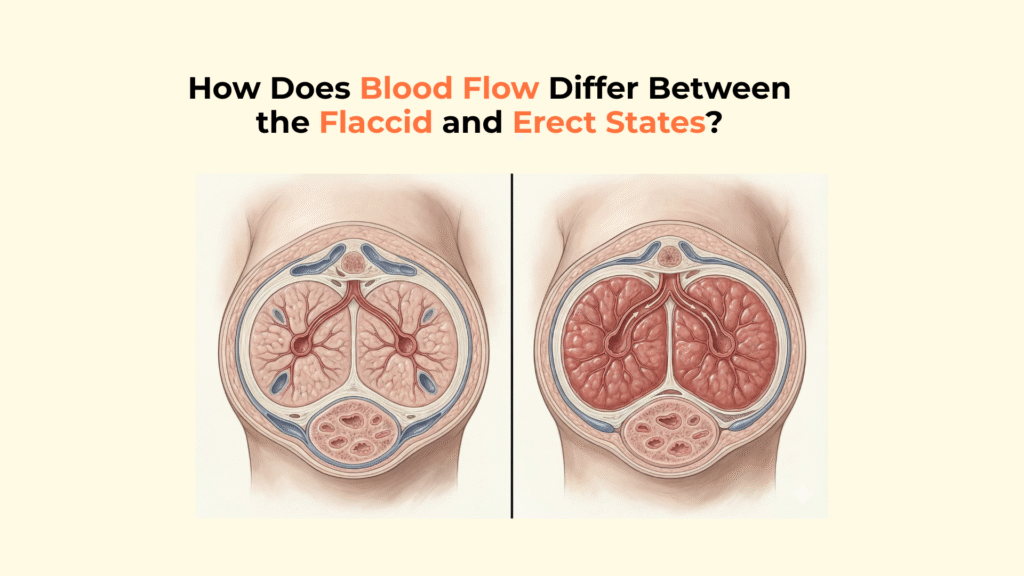 How Does Blood Flow Differ Between the Flaccid and Erect States