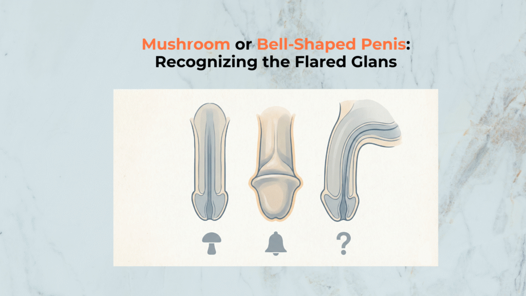 Mushroom or Bell Shaped Penis Recognizing the Flared Glans