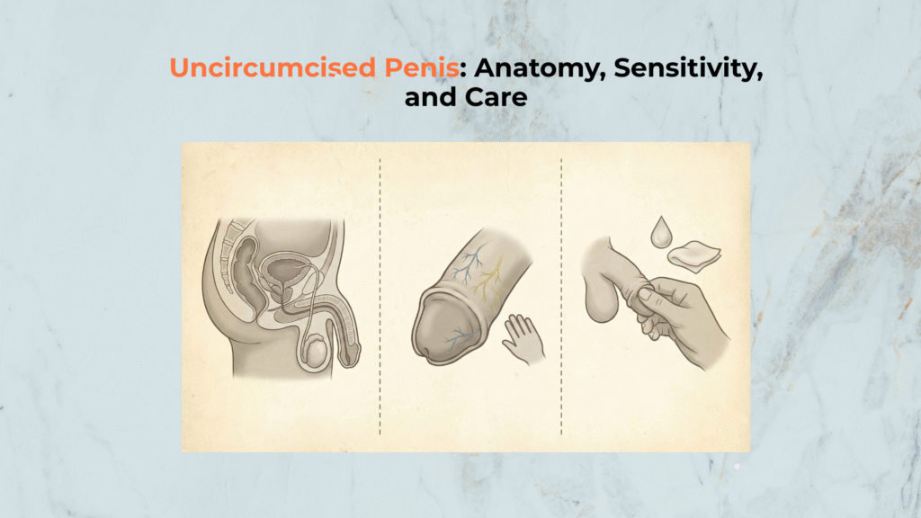 Uncircumcised Penis Anatomy Sensitivity and Care
