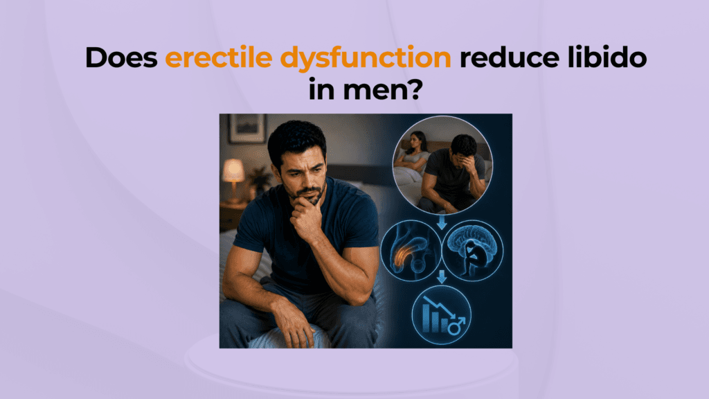 Does erectile dysfunction reduce libido in men