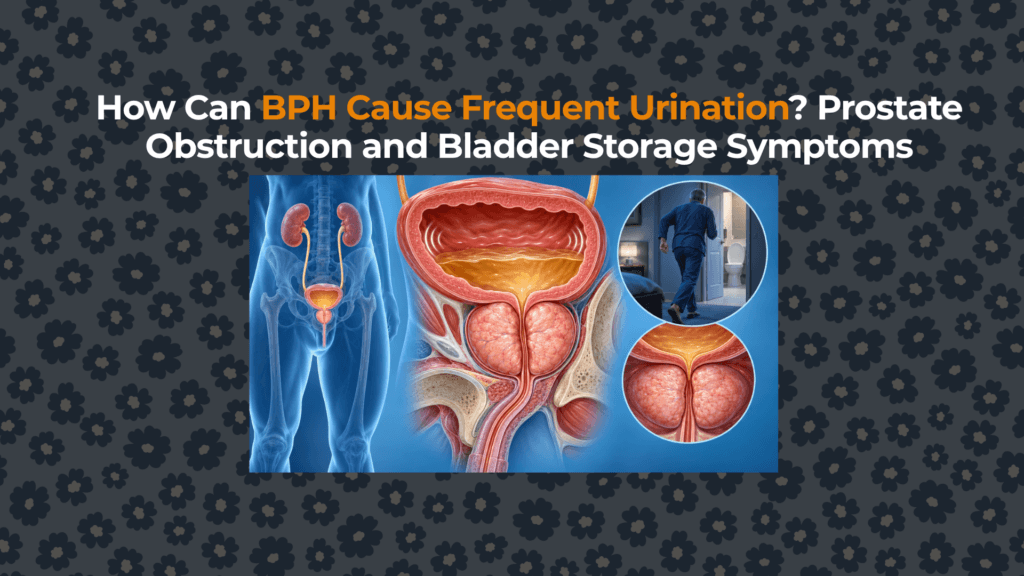 How Can BPH Cause Frequent Urination? Prostate Obstruction and Bladder Storage Symptoms 1 How Can BPH Cause Frequent Urination Prostate Obstruction and Bladder Storage Symptoms