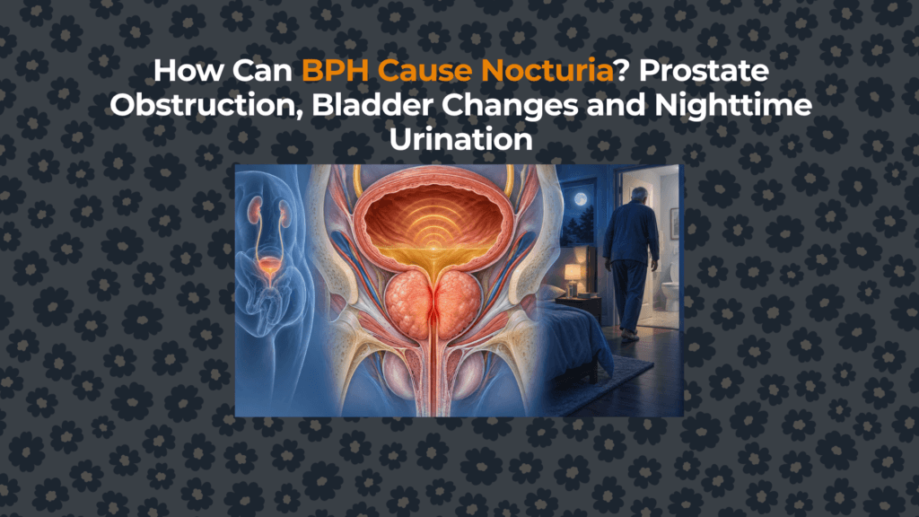 How Can BPH Cause Nocturia? Prostate Obstruction, Bladder Changes and Nighttime Urination 5 How Can BPH Cause Nocturia Prostate Obstruction Bladder Changes and Nighttime Urination