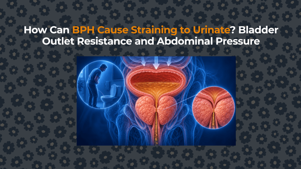 How Can BPH Cause Straining to Urinate? Bladder Outlet Resistance and Abdominal Pressure 4 How Can BPH Cause Straining to Urinate Bladder Outlet Resistance and Abdominal Pressure