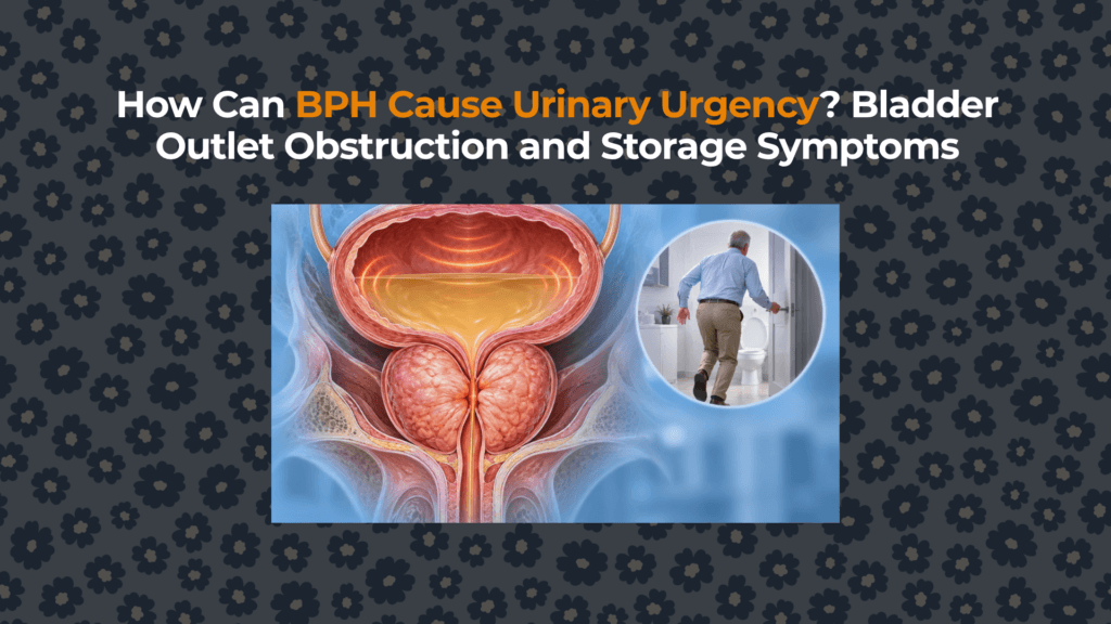 How Can BPH Cause Urinary Urgency? Bladder Outlet Obstruction and Storage Symptoms 8 How Can BPH Cause Urinary Urgency Bladder Outlet Obstruction and Storage Symptoms